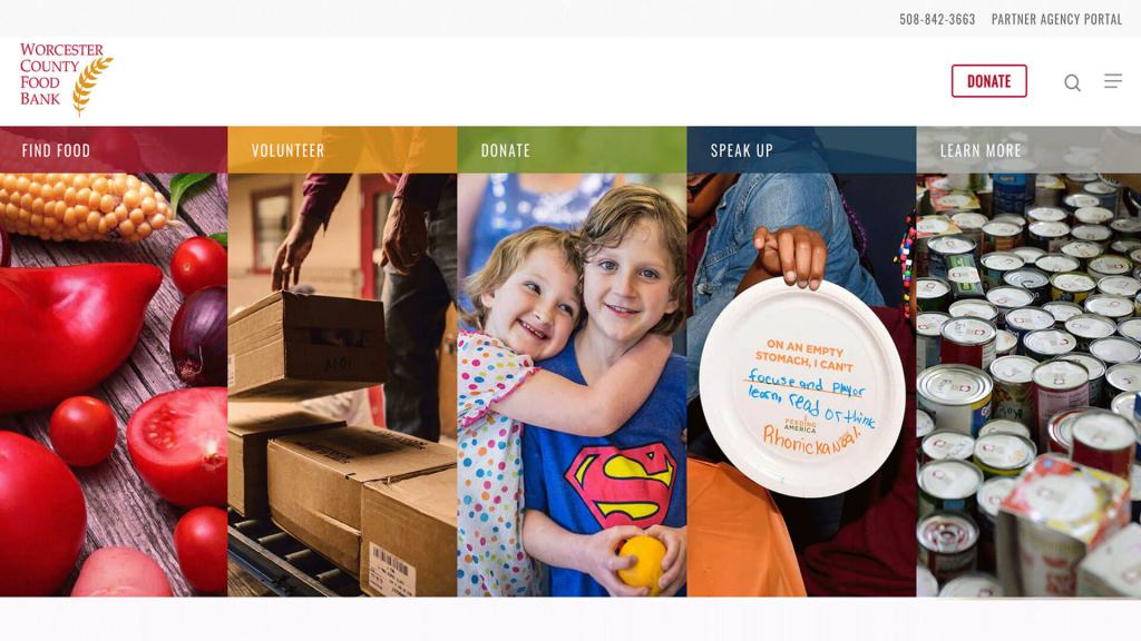 Website Design WorcesterCountyFoodBank
