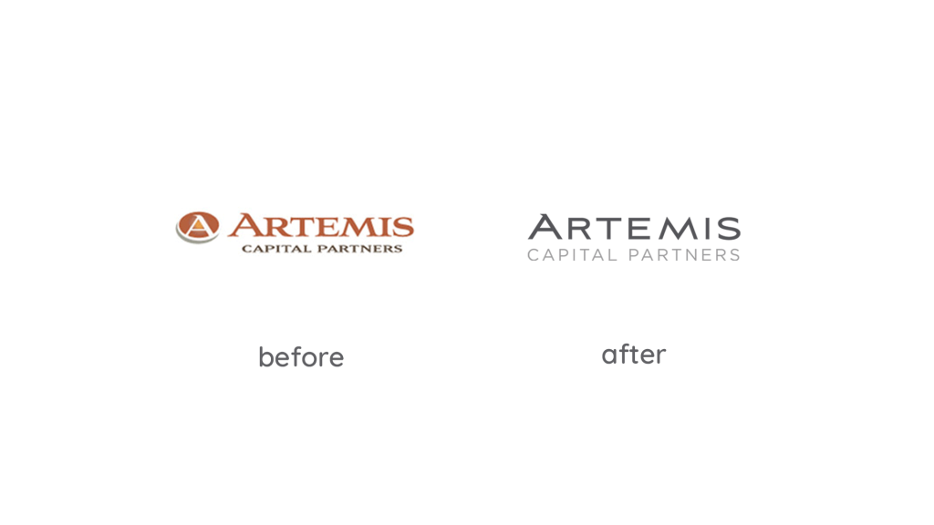 Artemis logo comparison slider 1