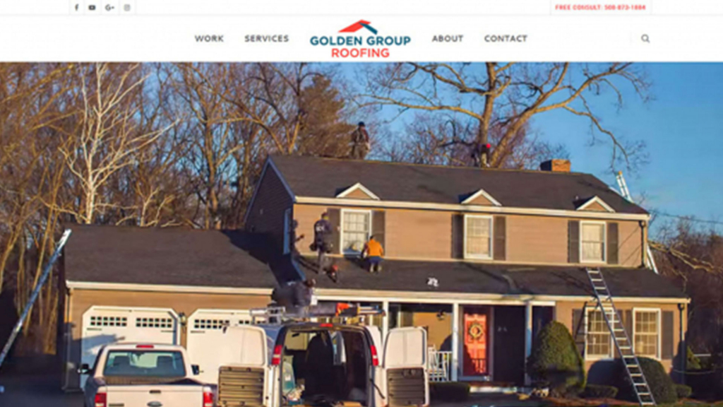 GoldenGroupRoofingWebsiteDesign