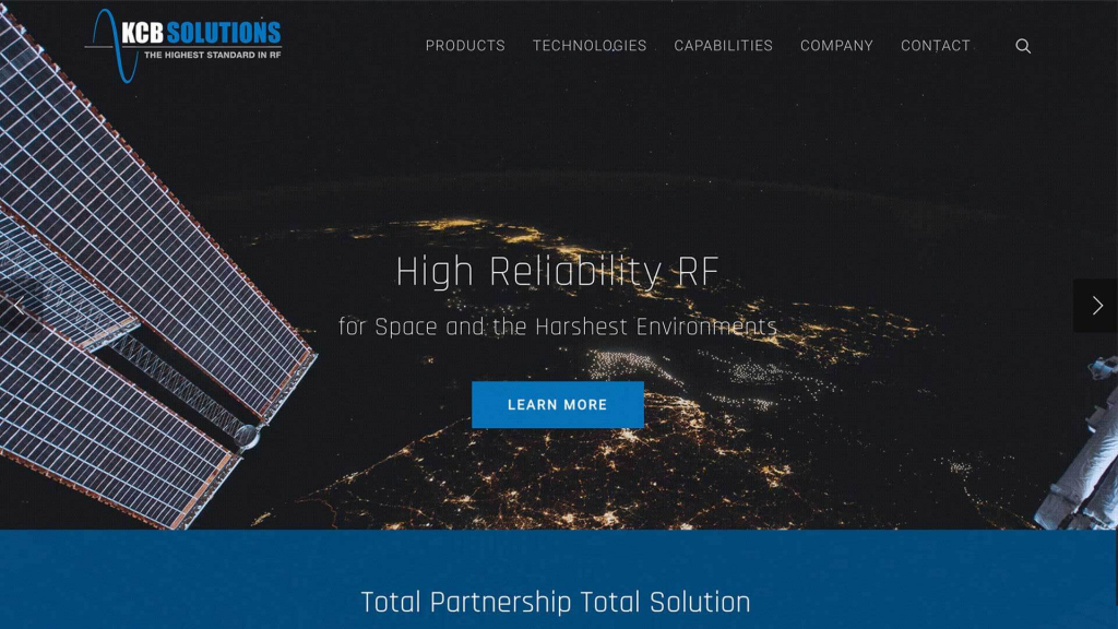 KCB Solutions web design thumbnail