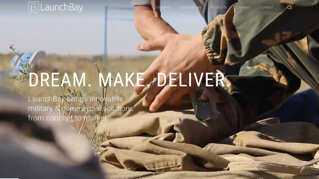 launchbay web design homepage
