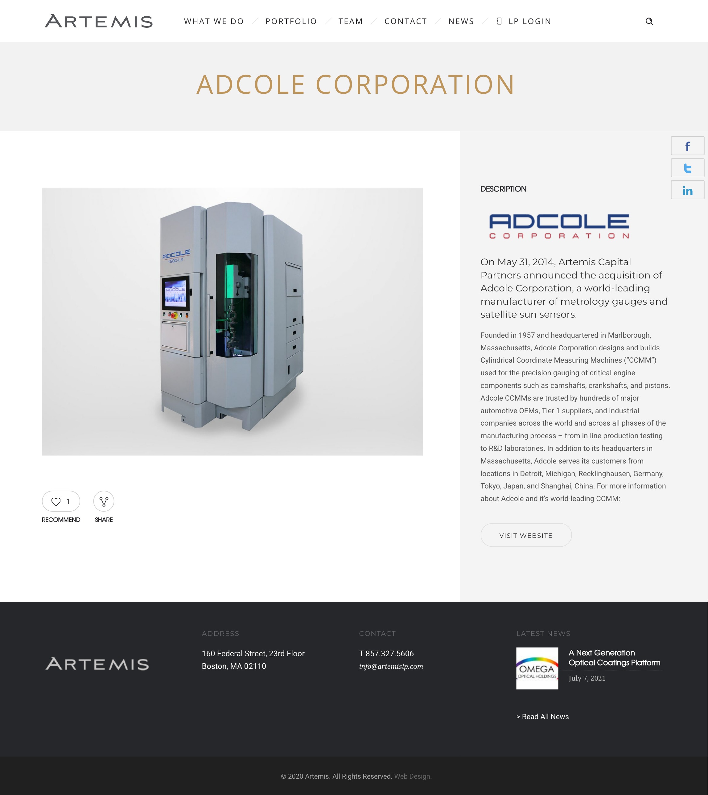 Private Equity Website Design Pagano Media