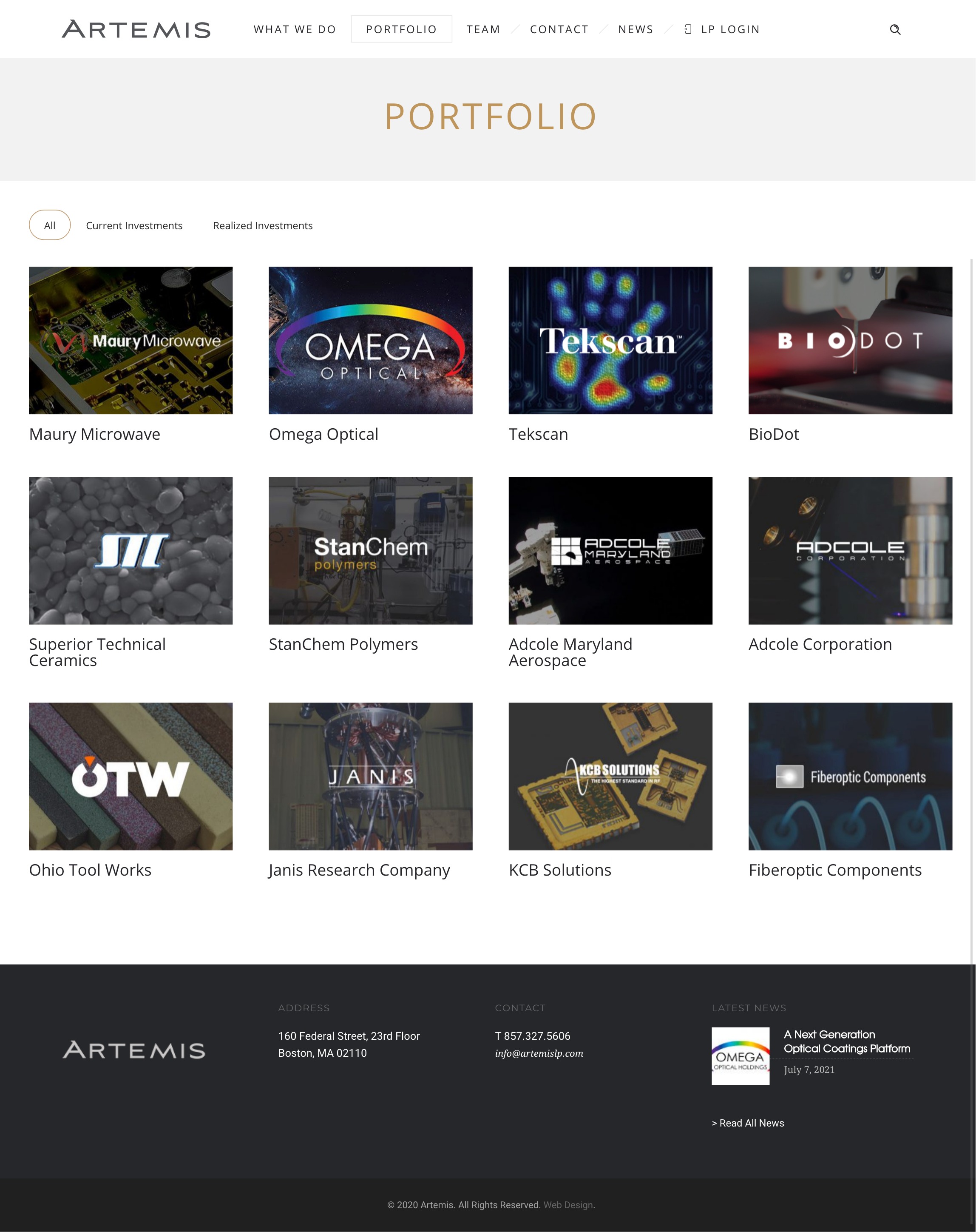 Private Equity Website Design Pagano Media