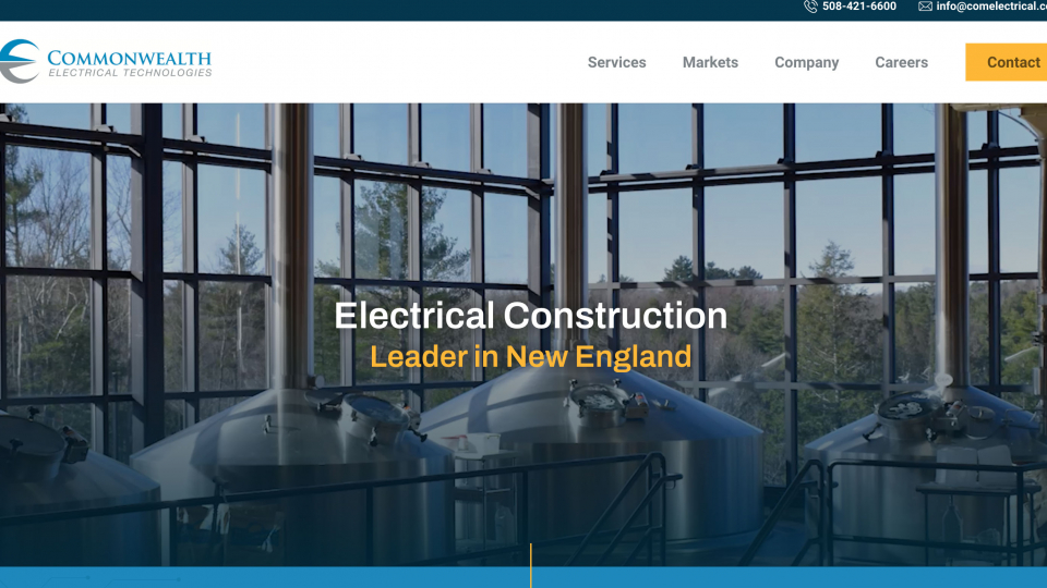 Electrical Construction Web Design Commonwealth Electrical