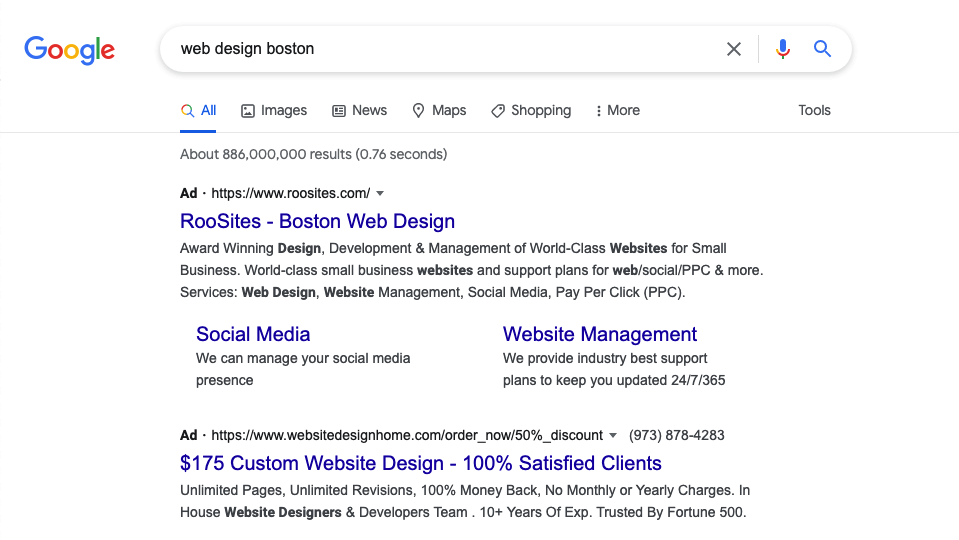 Rank higher on google with Google Ads