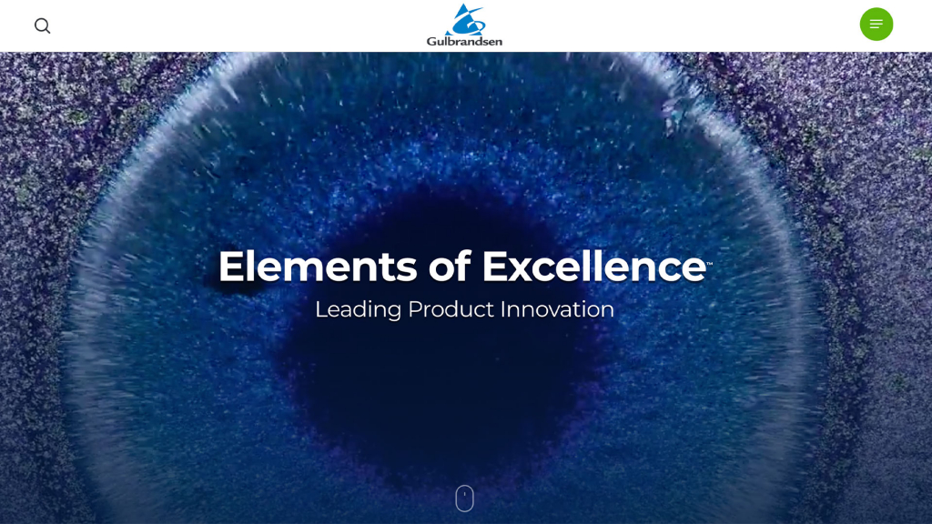 Gulbrandsen Chemical Manufacturing Web Design 1