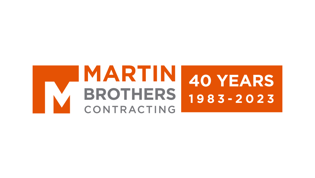 Martin Brothers 40th Logo
