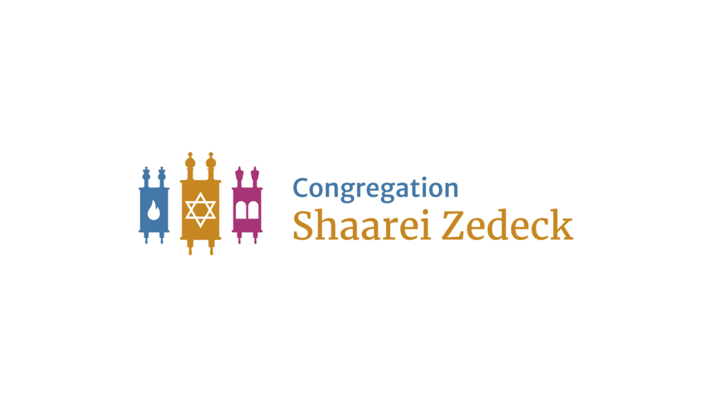 congregation shaarei zedeck logo design by pagano media