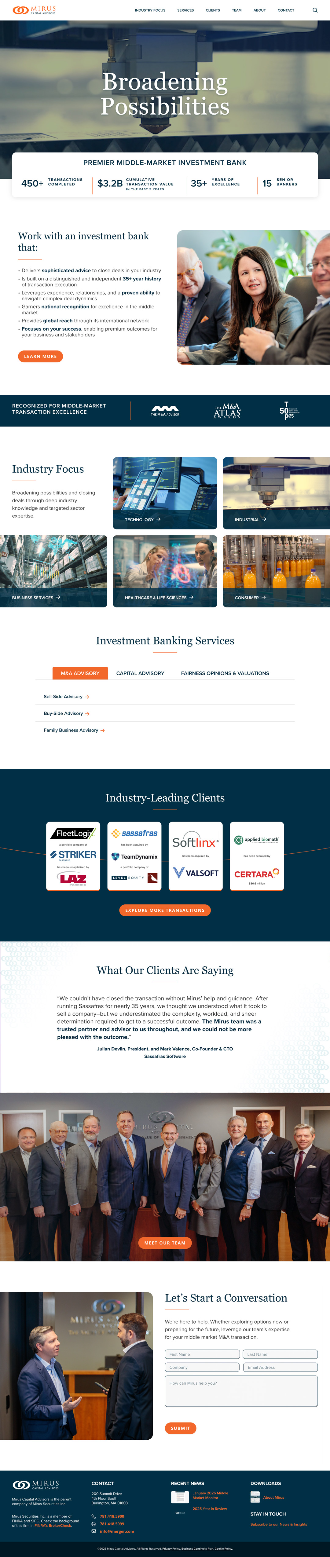 Mirus Full Homepage 1