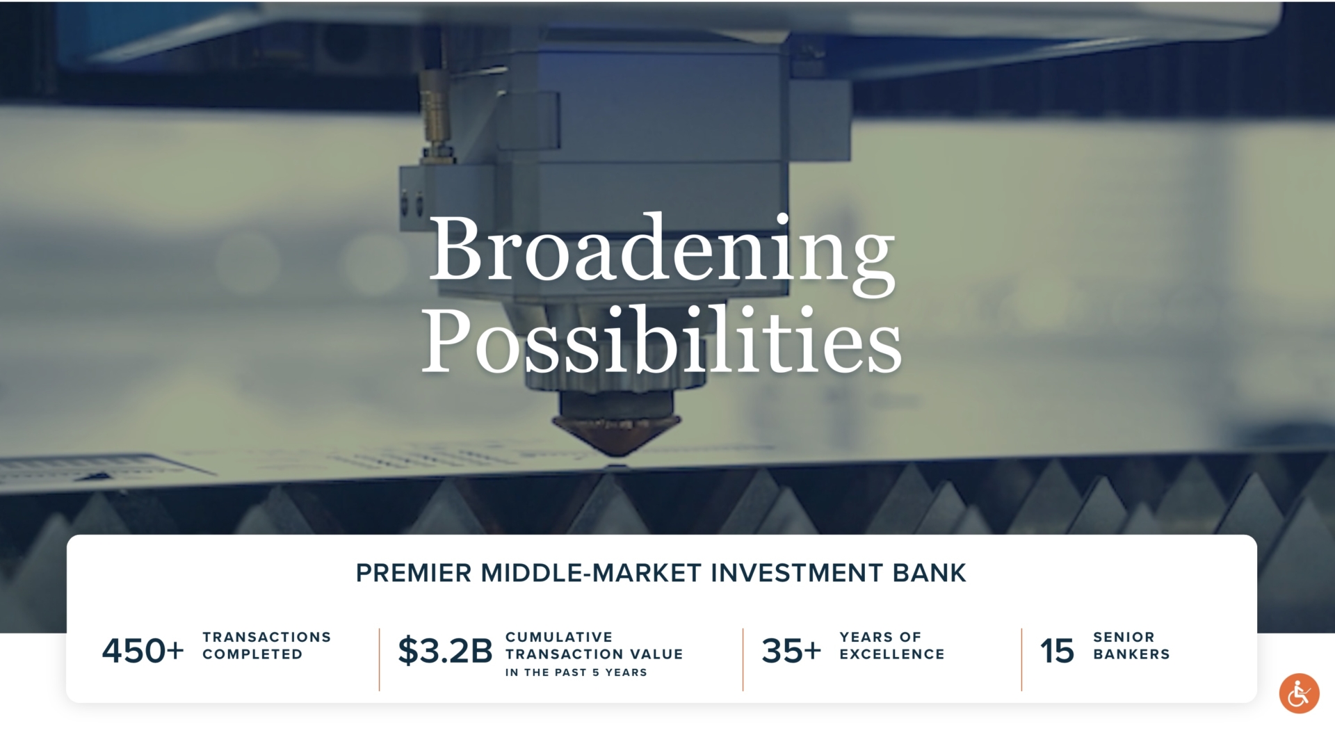 Top Investment Bank Website Design Mirus Homepage