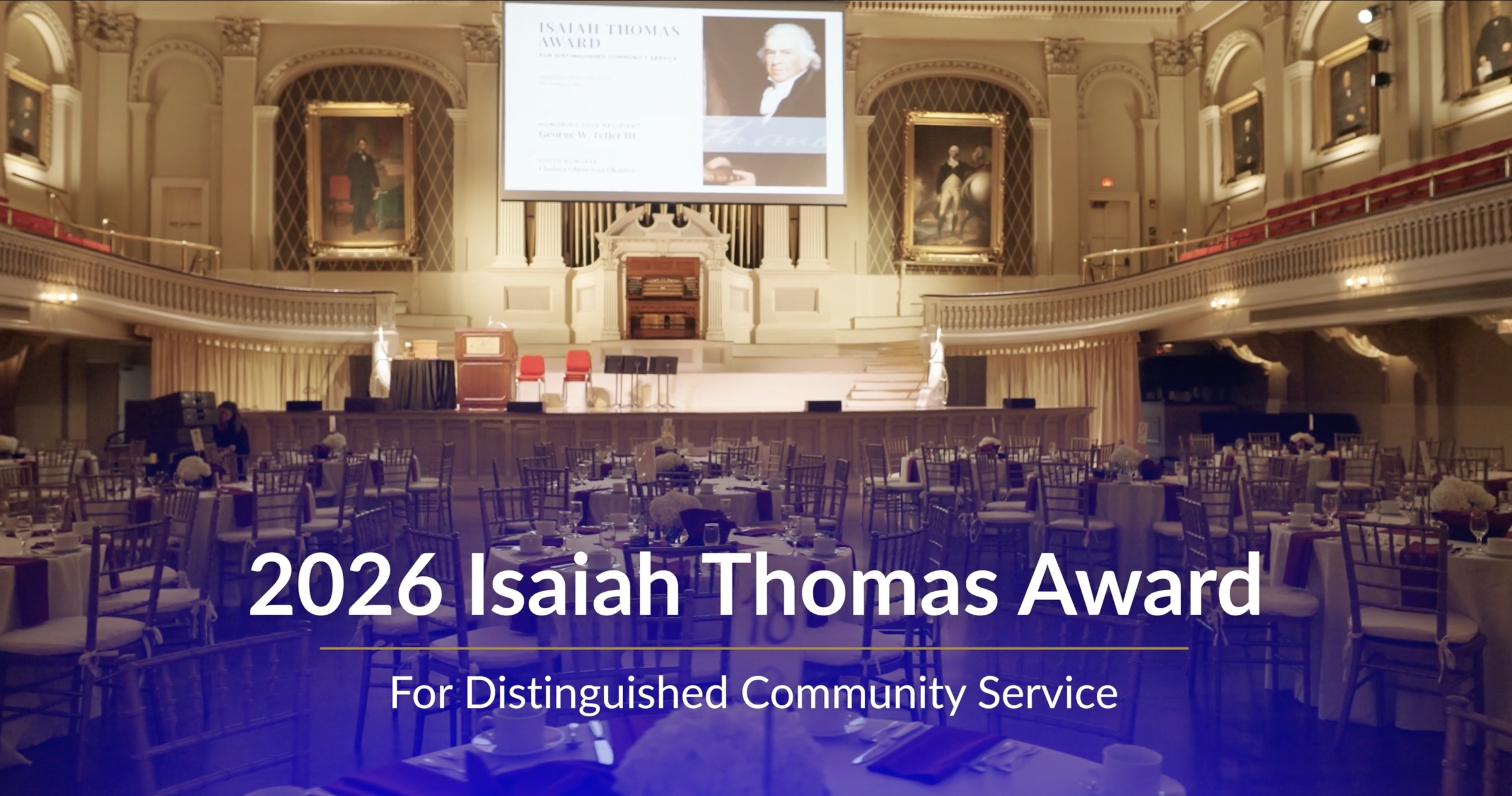 Isaiah Thomas Award | Worcester Research Bureau